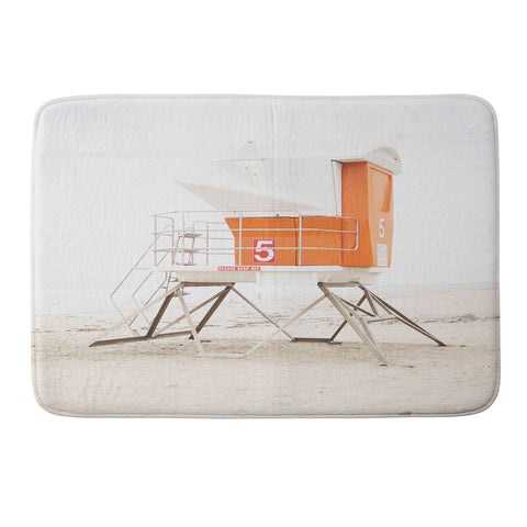 Bree Madden Orange Beach Tower Memory Foam Bath Mat
