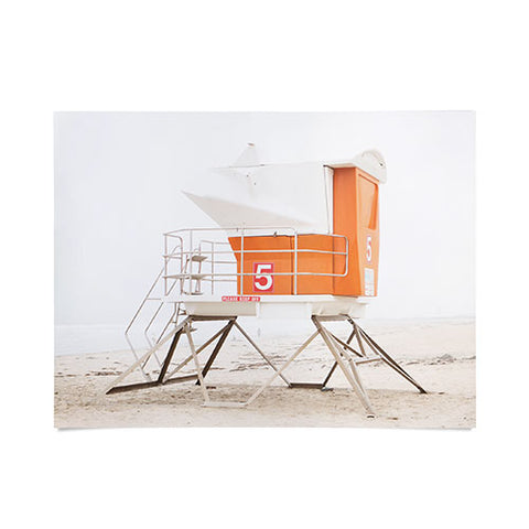 Bree Madden Orange Beach Tower Poster