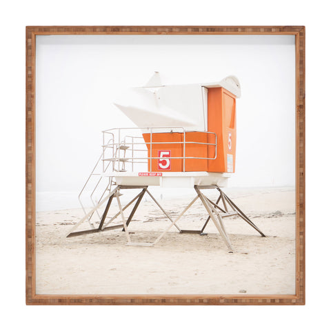 Bree Madden Orange Beach Tower Square Tray