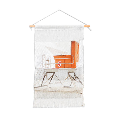 Bree Madden Orange Beach Tower Wall Hanging Portrait