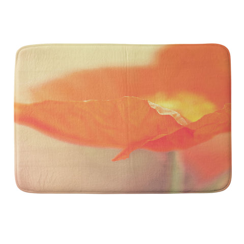 Bree Madden Orange Bloom Memory Foam Bath Mat