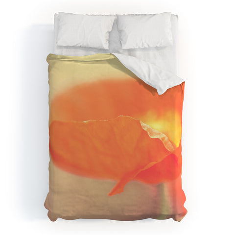 Bree Madden Orange Bloom Duvet Cover