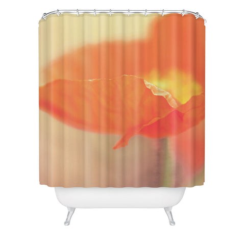 Bree Madden Orange Bloom Shower Curtain