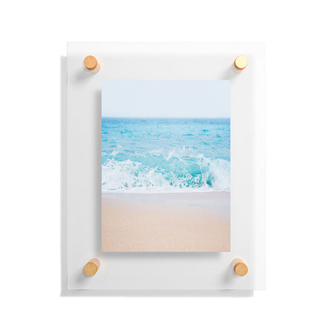 Bree Madden Pale Blue Sea Floating Acrylic Print