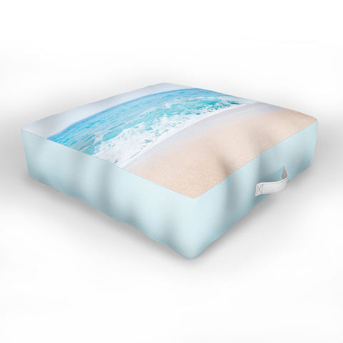 Bree Madden Pale Blue Sea Outdoor Floor Cushion