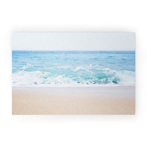 Bree Madden Pale Blue Sea Welcome Mat