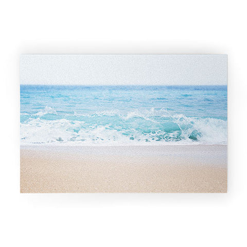 Bree Madden Pale Blue Sea Welcome Mat