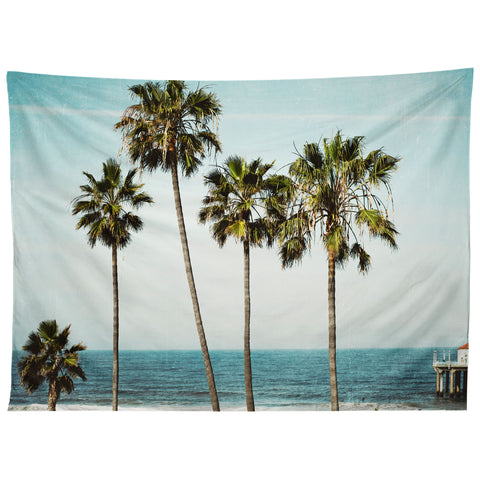 Bree Madden Palm Ocean Tapestry