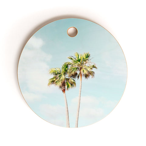 Bree Madden Palm Tree Dream Cutting Board Round