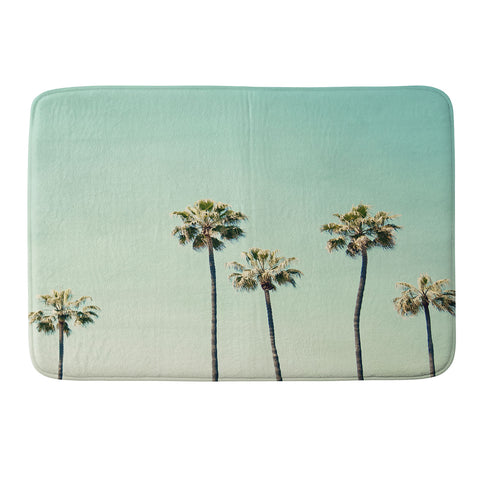 Bree Madden Palm Tree Ombre Memory Foam Bath Mat
