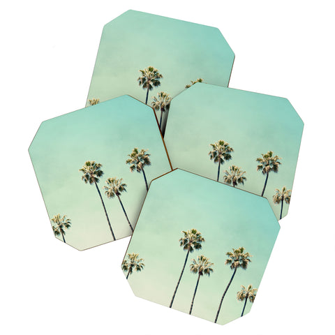 Bree Madden Palm Tree Ombre Coaster Set