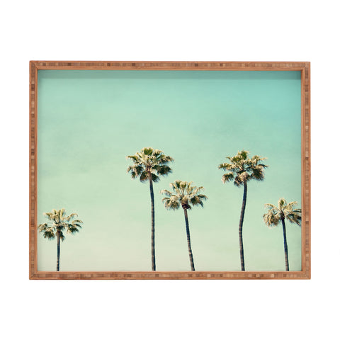 Bree Madden Palm Tree Ombre Rectangular Tray