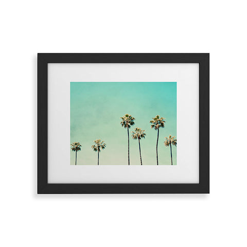 Bree Madden Palm Tree Ombre Framed Art Print