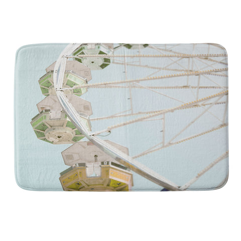 Bree Madden Pastel Ferris Wheel Memory Foam Bath Mat