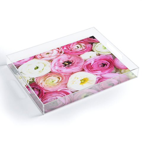 Bree Madden Pastel Floral Acrylic Tray