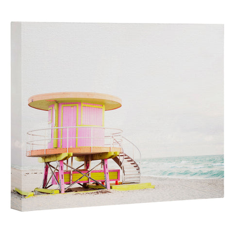 Bree Madden Pink Miami Art Canvas