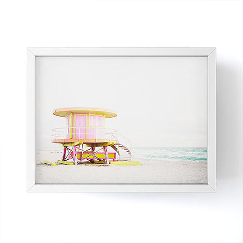 Bree Madden Pink Miami Framed Mini Art Print