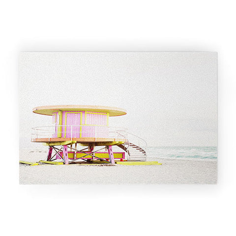 Bree Madden Pink Miami Welcome Mat