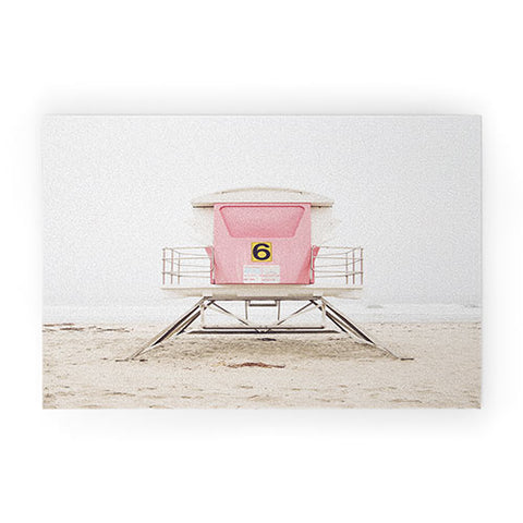 Bree Madden Pink Tower 6 Welcome Mat