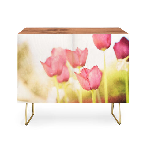 Bree Madden Pink Tulips Credenza