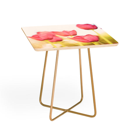 Bree Madden Pink Tulips Side Table