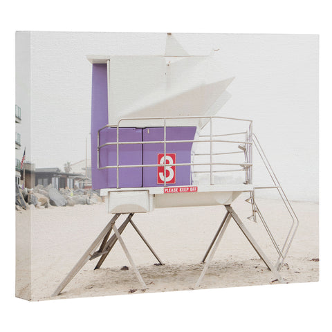 Bree Madden Purple Tower Art Canvas