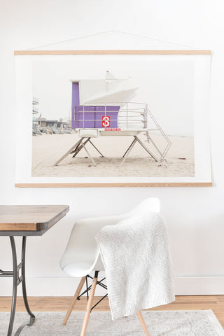 Bree Madden Purple Tower Art Print And Hanger