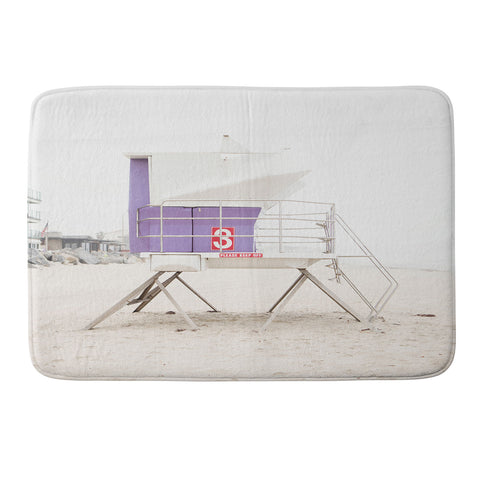 Bree Madden Purple Tower Memory Foam Bath Mat