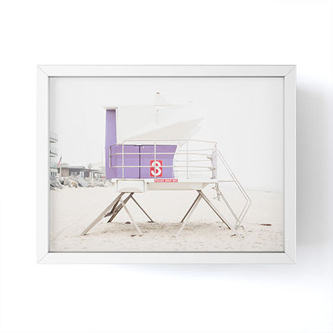 Bree Madden Purple Tower Framed Mini Art Print