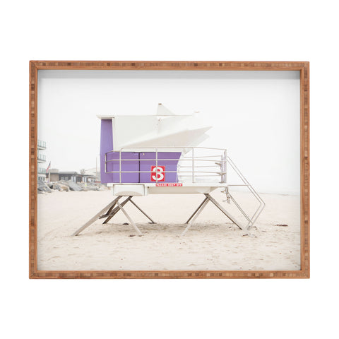 Bree Madden Purple Tower Rectangular Tray