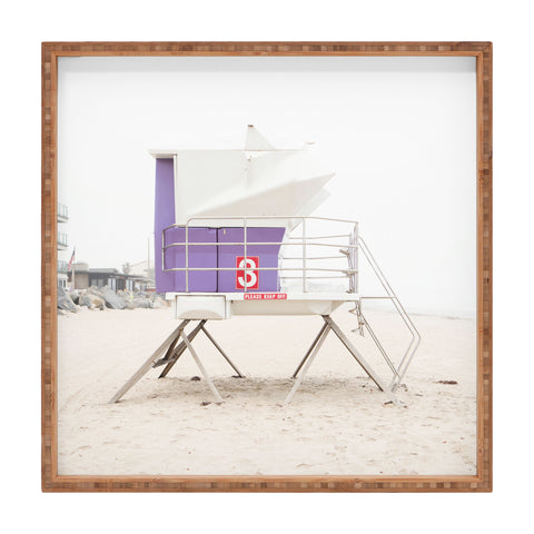 Bree Madden Purple Tower Square Tray