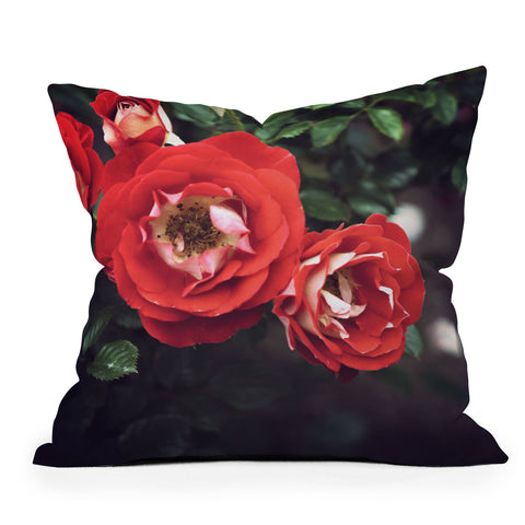 Bree Madden Red Romance Throw Pillow