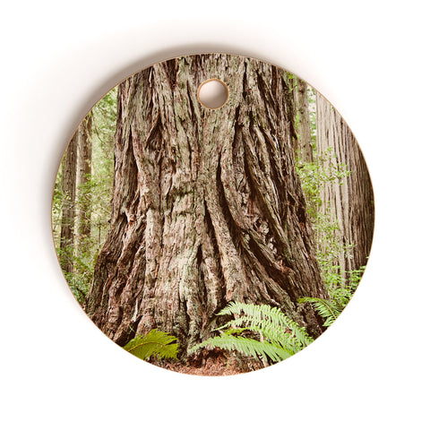 Bree Madden Redwood Trees Cutting Board Round