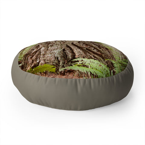 Bree Madden Redwood Trees Floor Pillow Round