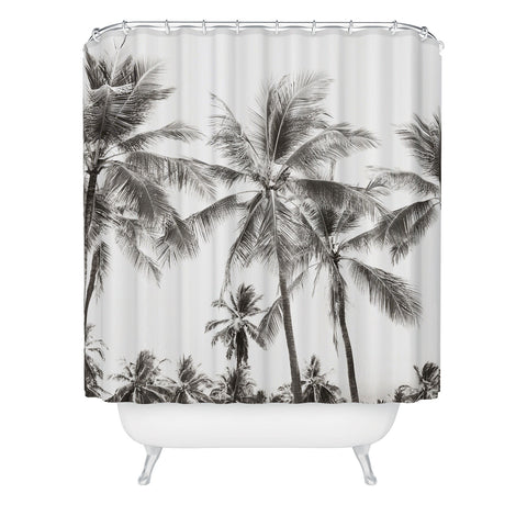 Bree Madden Retro Palms Shower Curtain