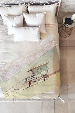 Bree Madden Retro Summer Fleece Throw Blanket