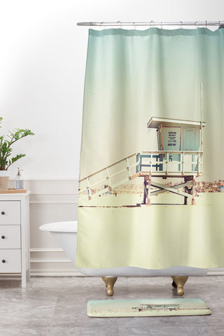 Bree Madden Retro Summer Shower Curtain And Mat