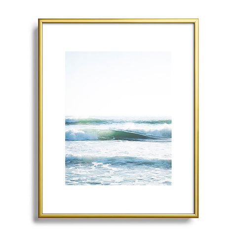 Bree Madden Ride Waves Metal Framed Art Print