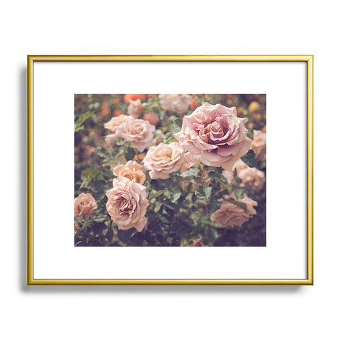 Bree Madden Rose Metal Framed Art Print