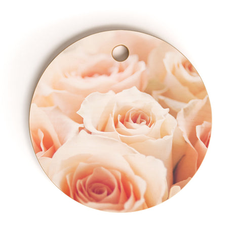 Bree Madden Rose Petals Cutting Board Round