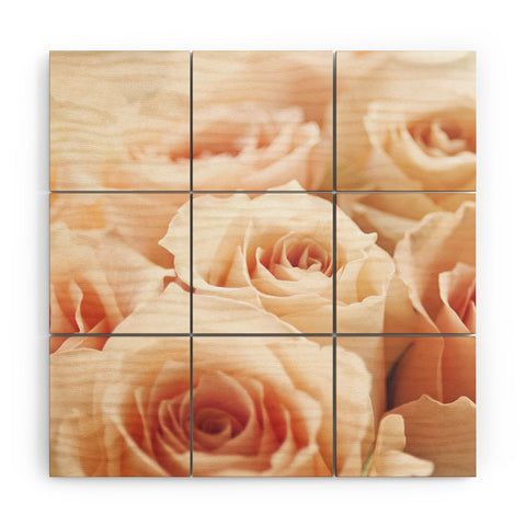Bree Madden Rose Petals Wood Wall Mural