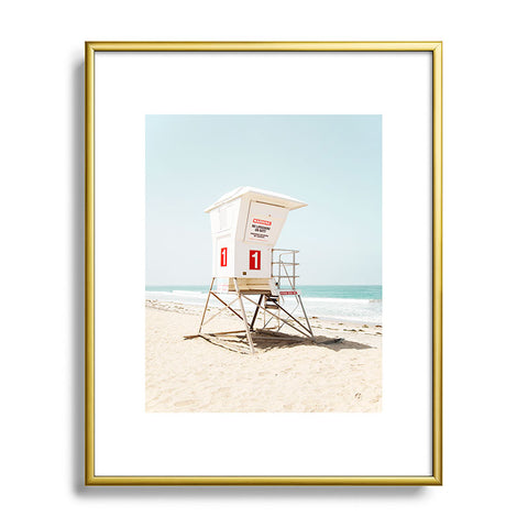 Bree Madden San Diego Sunshine Metal Framed Art Print