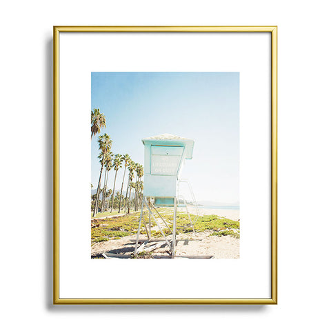 Bree Madden Santa Barbara Metal Framed Art Print