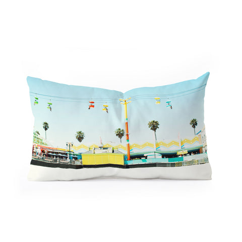 Bree Madden Santa Cruz Beach Oblong Throw Pillow
