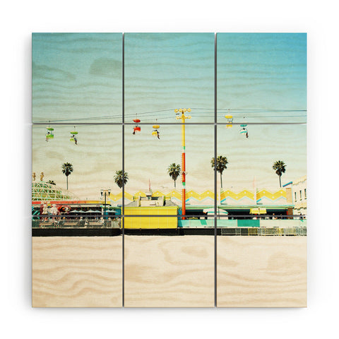 Bree Madden Santa Cruz Beach Wood Wall Mural