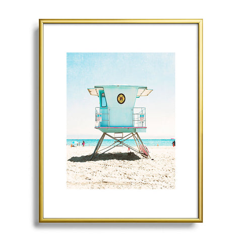 Bree Madden Santa Cruz Summer Metal Framed Art Print