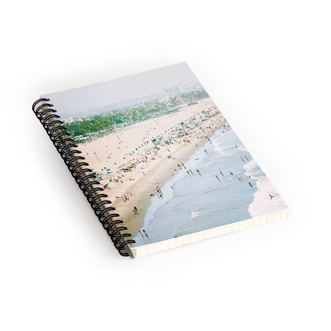 Bree Madden Santa Monica Beach Spiral Notebook