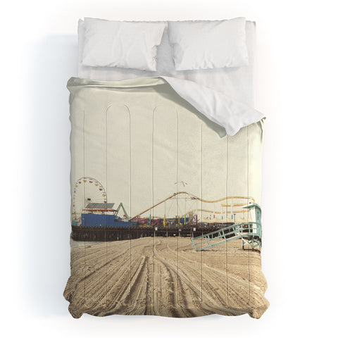 Bree Madden Santa Monica Pier Comforter