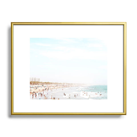 Bree Madden Santa Monica Summer Metal Framed Art Print