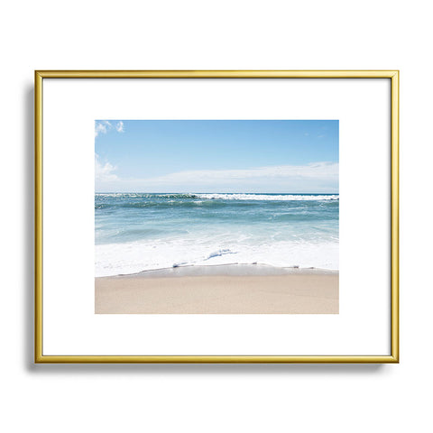 Bree Madden Sea Shore Metal Framed Art Print